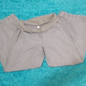 Old Navy Baggy Bell Bottom Linen Pants